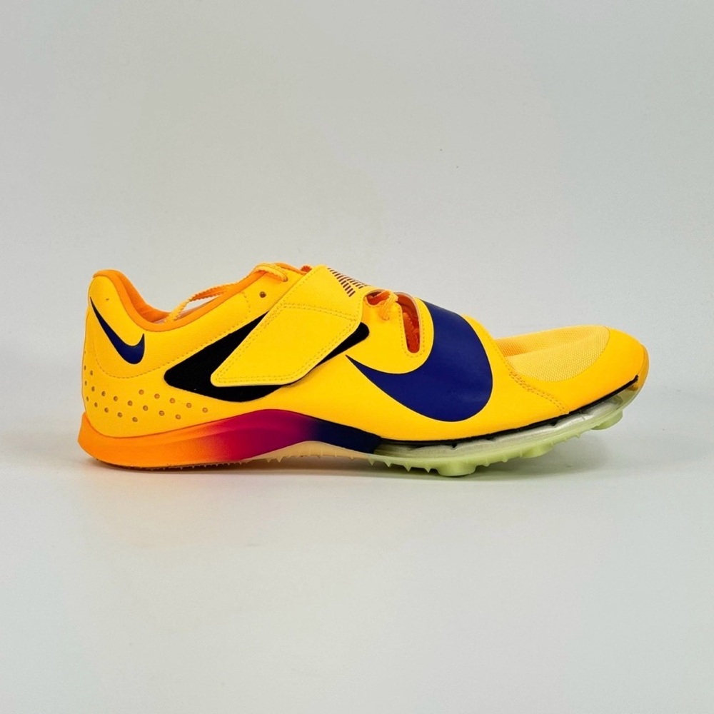 Nike Air Zoom Long Jump Elite Track Spikes Mens 14 Citron Pulse FZ9326-800 NEW